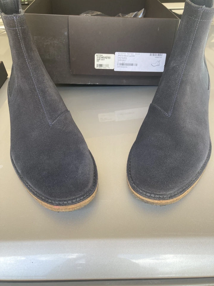 Botas Chelsea Bottega Veneta de gamuza de becerro talla US 10.5 Foto 2 de 4