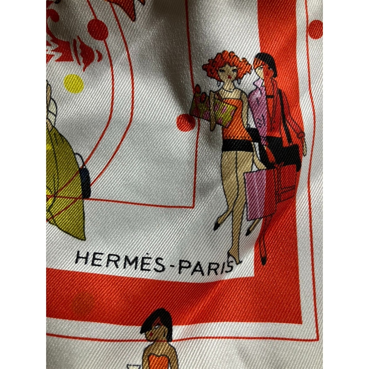 ヴィンテージ感【HERMES】Carre 70 Tout en Tresseスカーフ tout-en-tresse-scarf-70--