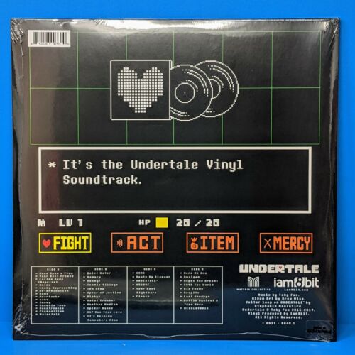 Undertale Vinyl Record Soundtrack Limited Edition Red Blue iam8bit 2xLP 2 x LP - Picture 2 of 4