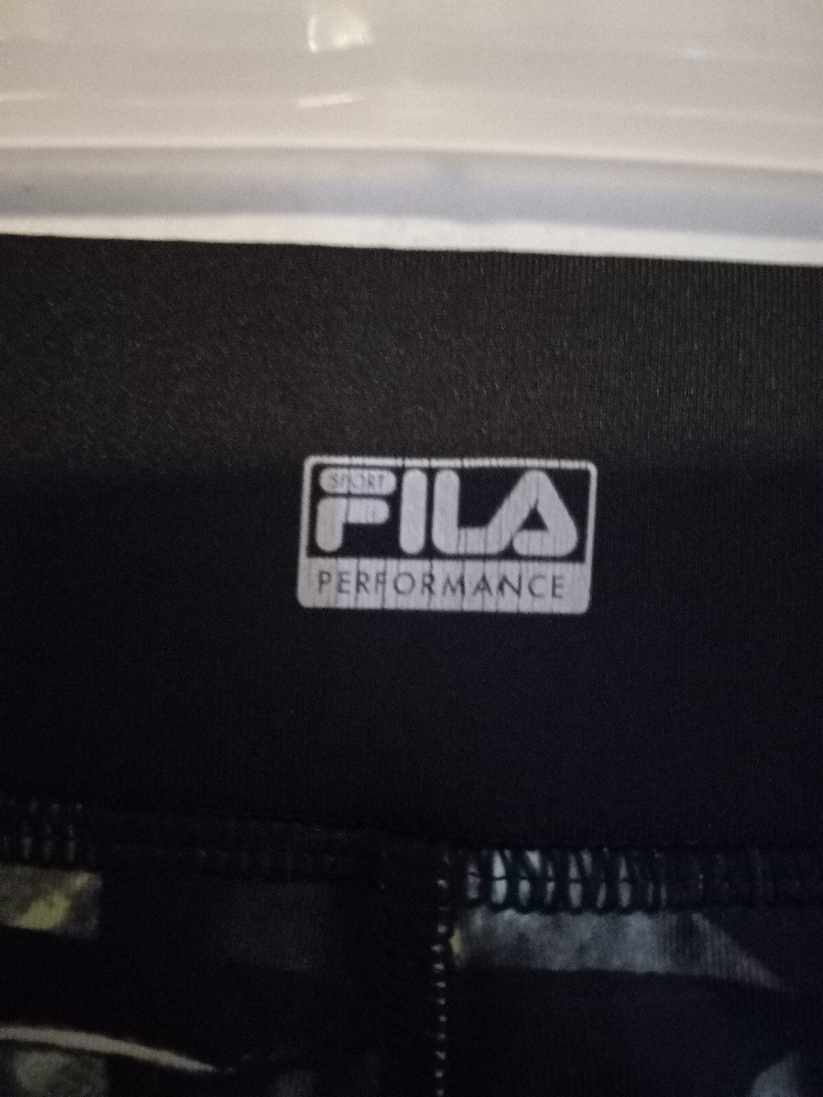 Leggings sportivi neri Fila taglia large *571