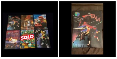 Nintendo 64 Folders Mario Starfox Metal Mario & More Bonus Starfox