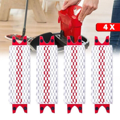 4 Stück für Vileda Ultramax Bodenwischer Wischmopp Ersatzbezug Mikrofaser Set