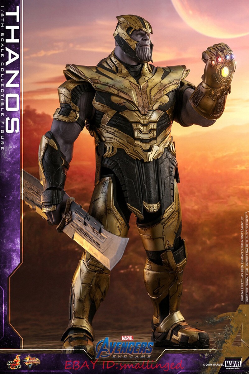 MARVEL - ホットトイズ サノス hottoys thanos 1/6 Hot Toys Thanos Marvel Avengers Endgame Figure MMS529