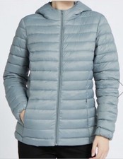 Dunnes Hooded Superlight Light Green Jacket Size Medium