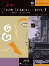 Piano Literature - Book 4 Developing Artist Original Keyboard Classics