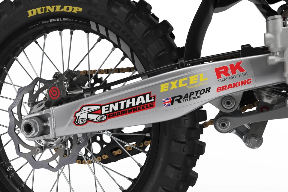 Swingarm Decals Clear Universal ProCut Graphics 13" X 2" (SA-PROCUT-07) - Image 2 of 4