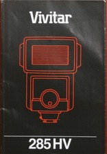 VIVITAR MODEL 285 ELECTRONIC FLASH INSTRUCTION BOOK/162134