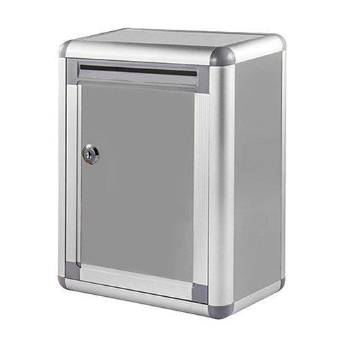 Metal Suggestion Box with Key Lock Key Drop Box for Business Office School - Picture 5 of 5