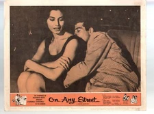 Lobby Card: On Any Street-Rosanna Schiaffino-Laurent Terzieff-11x14-Color-Lob...