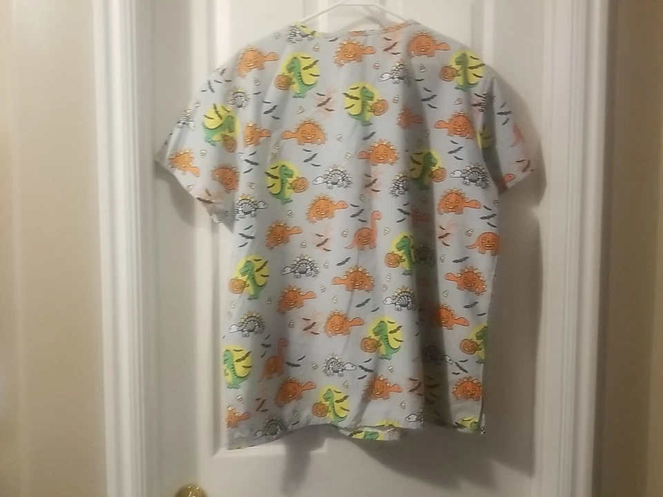 Serene Uniforms Halloween Scrubs Top 2X - Image 3 of 3
