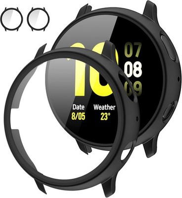 2Pack Screen Protector Case for Samsung Galaxy Watch Active 2 44mm Bumper Cover