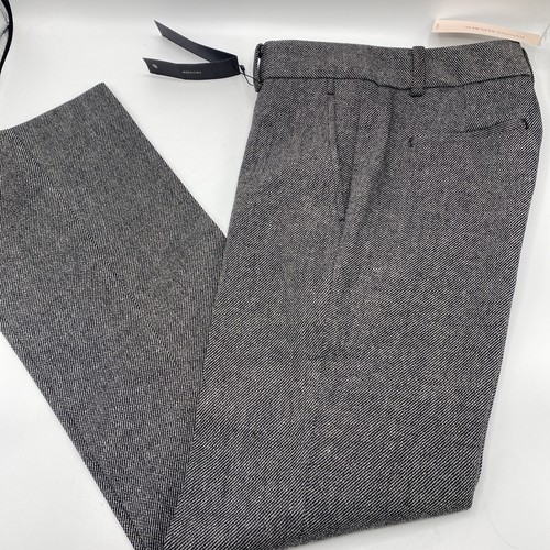 Banana Republic Womens Pants Black Size 0 P Martin Fit Trouser Cotton Blend NWT