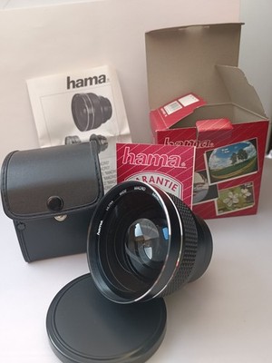 Hama Ultrawide 0,6x Macro Objektiv-Vorsatz Serie 7   OVP & Tasche   Vintage