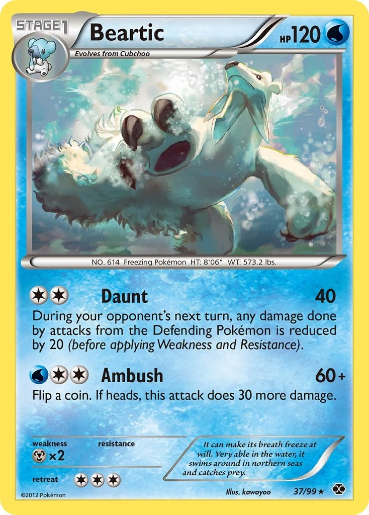Pokemon - Beartic Next Destinies [NXD - 37/99]