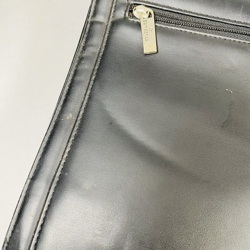 Samsonite - Umhängetasche schwarz Leder Portfolio 3-Ring Mappe Messenger Bag - Aktentasche - Bild 4 von 16