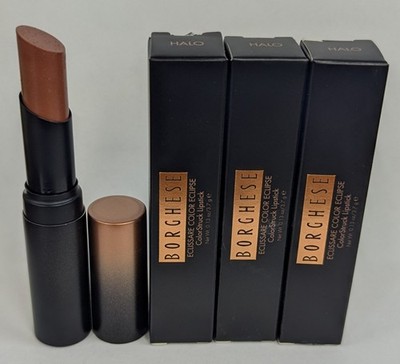 LOT OF 3 - BORGHESE ECLISSARE COLOR ECLIPSE COLORSTRUCK LIPSTICK HALO 0.13oz