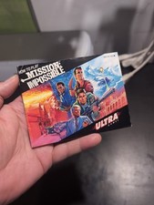 1990 Mission Impossible Nintendo NES Manual Only, No Game, Instruction Booklet