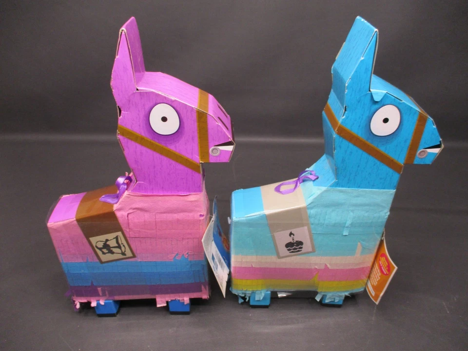 Fortnite Birthday Llama Loot & Drama Lama Piñata, w/ 23 Items in EACH, NEW - Image 2 of 4