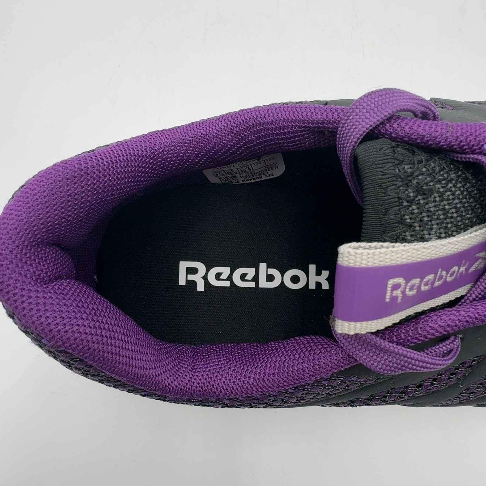 Reebok Work Women's Fusion Flexweave Comp Toe Athletic, Black/Purple, Sz 9.5 W