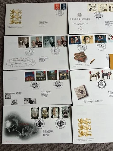 GB First Day Covers 12 Covers 1990-1999 N10