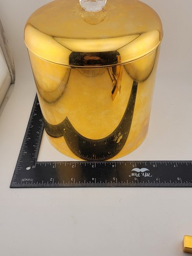 ViSet Of Valerio Albarello 24k Gold Electroplated Swarovski Crystal Cocktail Set - Picture 12 of 24