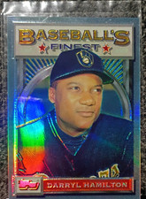1993 Topps Finest - Baseball's Finest Darryl Hamilton #45 Refractor