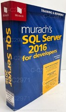 Mike Murach  Associates Murach's SQL Server 2016 for Developers - NEW Free Ship
