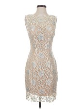 Jovani Women Silver Cocktail Dress 4