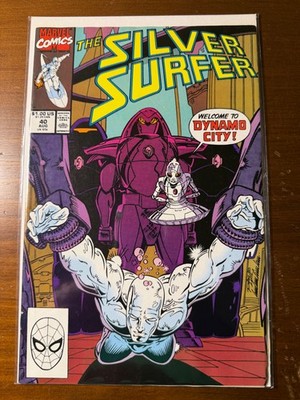 Silver Surfer #40 Marvel Comic Book Dynamo City