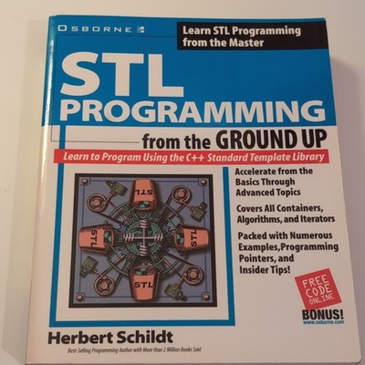 Osborne STL Programming from the Ground Up   Herbert Schildt, STL C++, Code