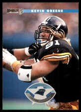 Kevin Greene 1996 Donruss #35 Panthers NFL READ FREE SHIPPING AutographDen