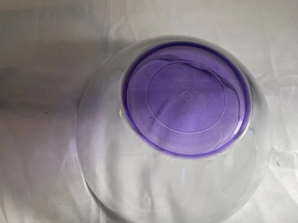 Gürallar Artcraft VIR291 Cuenco de Vidrio Coral 63.5 OZ 1880c Elegante Serveware - Nuevo Foto 4 de 4