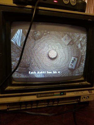 Vintage Commodore 64 1702 CRT Color Video Monitor Tested