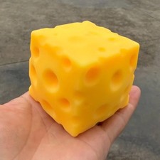Squishy Cheese Block, Stress Relief Squeeze Toy Gifts ,Cyber Deal