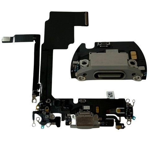 ORG Original USB-Ladeanschluss, ausgebaut aus einem iPhone 15 Pro (Naturfarben)