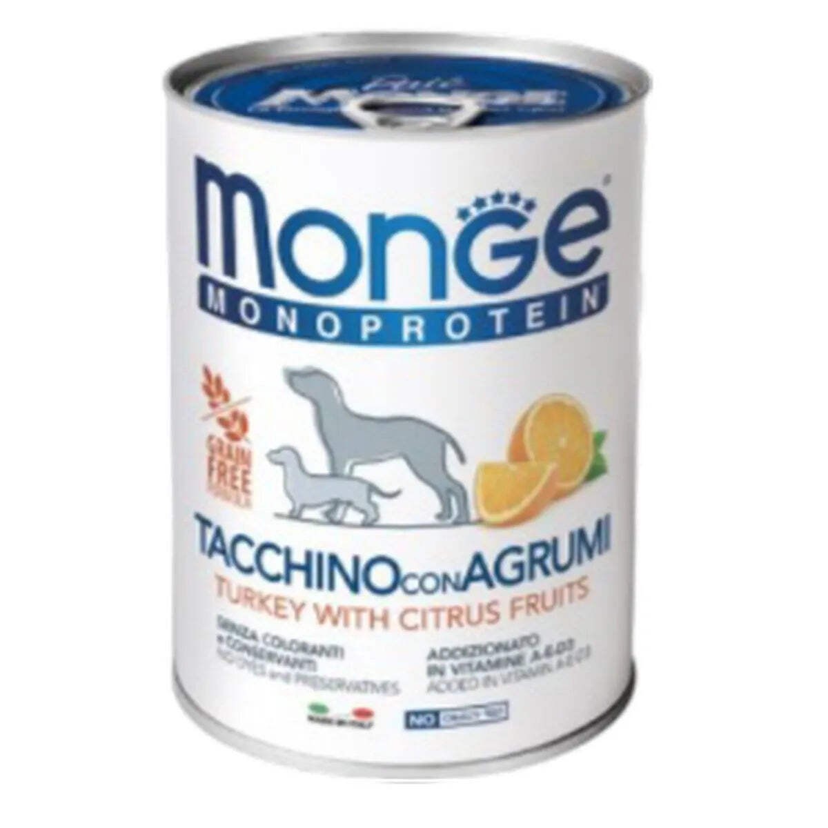 MONGE SOLO MONOPROTEICA CON TACCHINO E AGRUMI 400 GR.