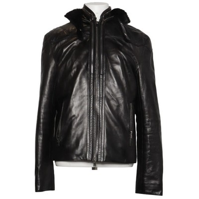 Jitrois, Jacke, Herren, Größe: 52, Schwarz, Acetat/Leder, Sonstiges #CPK
