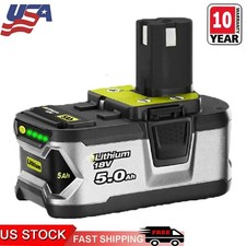 5.0Ah 18V Battery P108 One Plus For RYOBI 18 Volt High Capacity Lithium-Ion New