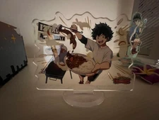 Hero Aka Deku Acrylic Stand & Badge Transparent with Stand Used