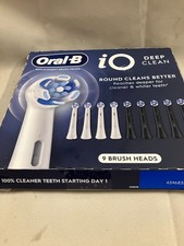 Oral-B iO Deep Clean Replacement Toothbrush Head, 9-count