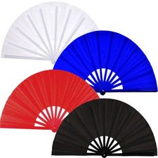 Fans for Line Dancing 4park Boots on The Ground Hand Fan Large Big Rave Foldi...