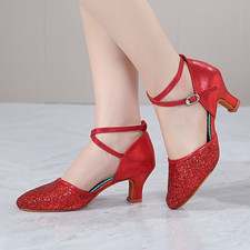 Women's Wedding, Sequined, Indoor, Latin, Modern Dance, Formal Casual