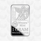 1x Brand New Wessex Mint 1g 999 Silver Archangel Michael  Bar.