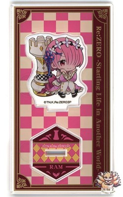 Ram Mini Acryl Ständer Re:Zero Lawson Loppi HMV Exclusive