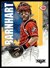 2019 Topps Fire Tucker Barnhart Cincinnati Reds #121