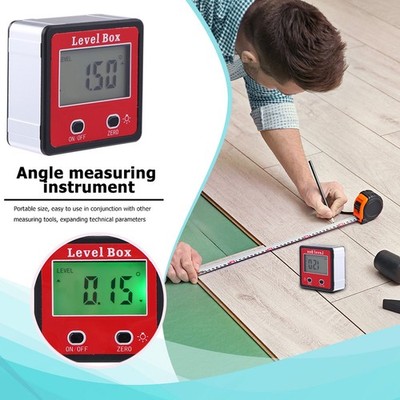Horizontal Angle Meter Digital Protractor Inclinometer Electronic Level MUAX