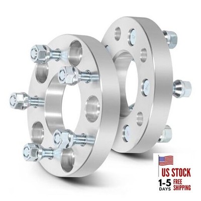  2Pcs 5x5 to 5x4.75 Wheel Adapters 1 inch Thread Pitch 12x1.5 Hub Bore 78.3mm 