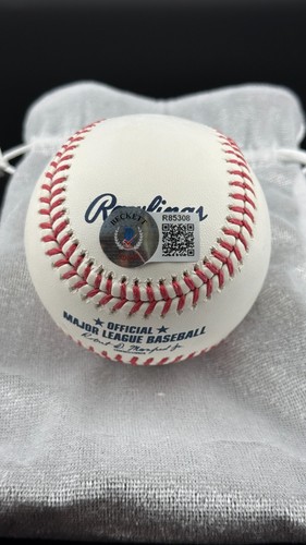 Jackson Merrill Rookie Autographed Baseball Beckett COA Onyx Authenticated - Picture 3 of 6