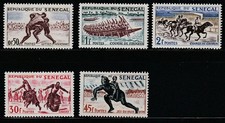 Senegal    1961    Sc # 202-06   Friendship Games   MLH    OG
