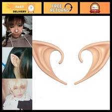 Soft Pointed Fairy Pixie Elf Ears - Anime Costume Accessories for Dress Up Party